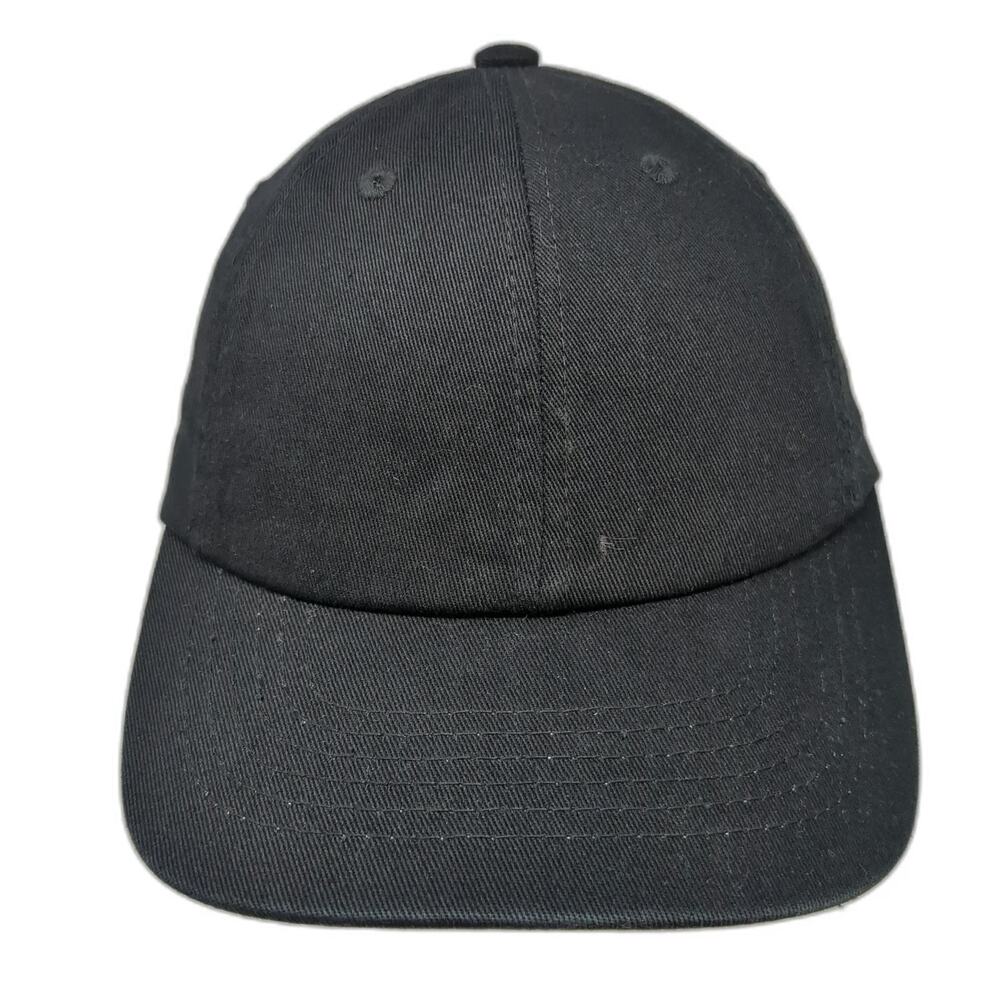 Elidan Baseball Cap Black One Size Slideback Pink Underbrim Cotton Curved Hat